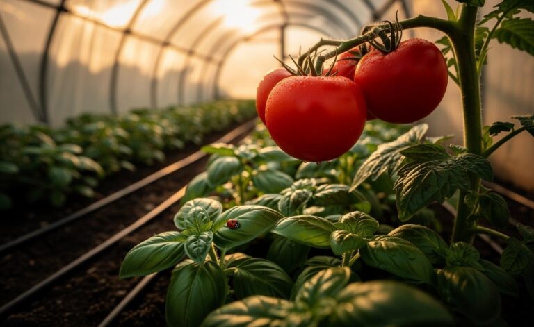 Latest research: companion planting basil with tomatoes raises yield by 30%